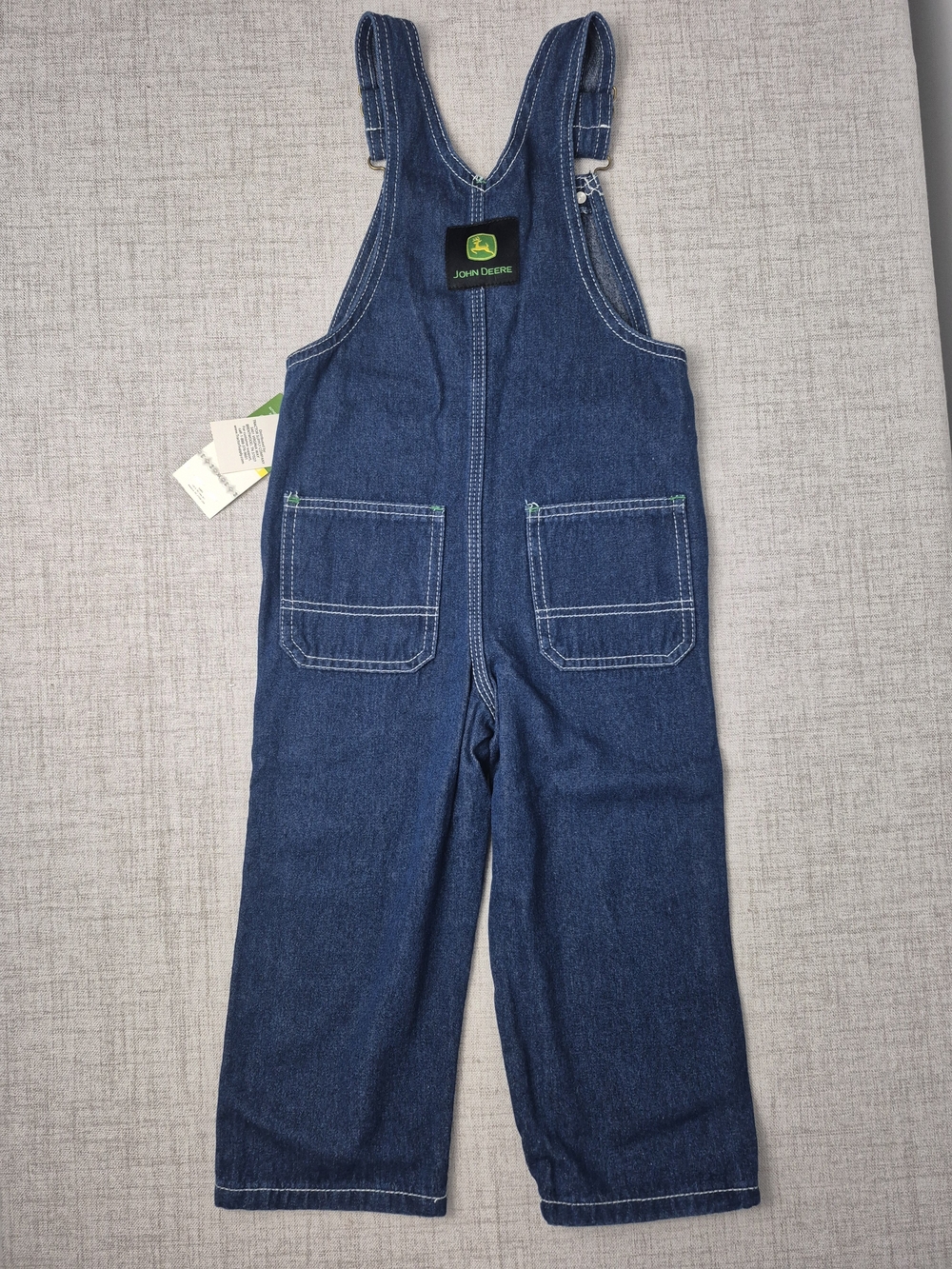 John Deere Denim Overalls New with Tags Size 4T - Picture 9 of 13